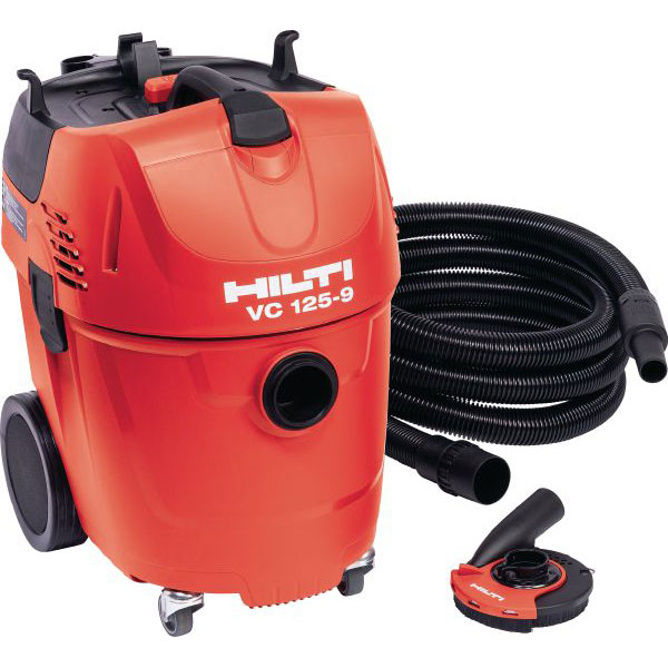4.5" grinding hood + VC 125-9 vacuum