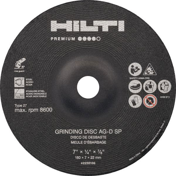 AG-D SP Type 27 Grinding disc