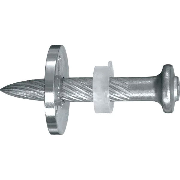 X-U P8 S Steel/concrete nails with washer